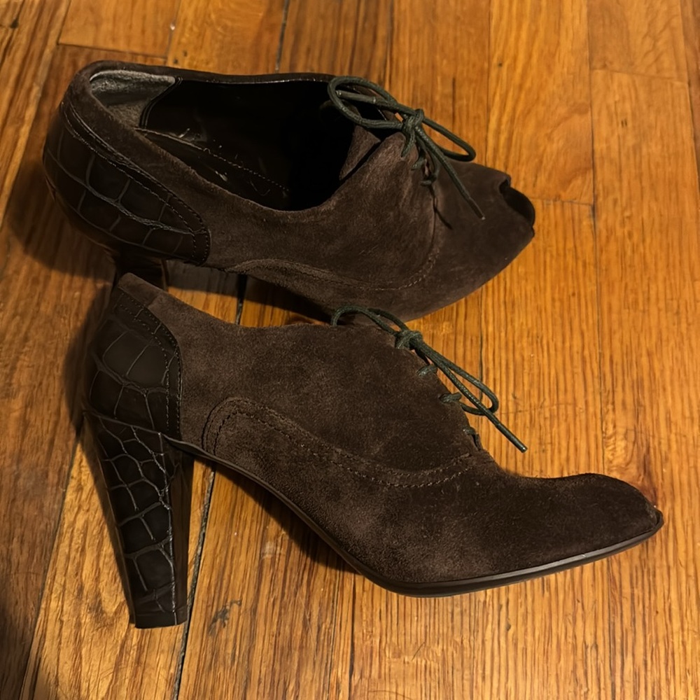 Nickels Peep Toe Booties